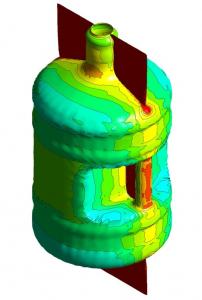 ANSYS POLYFLOW粘彈性材料的流動模擬分析